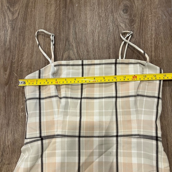 Wilfred New Classic Smock Back Plaid Mini Dress - Picture 7 of 12